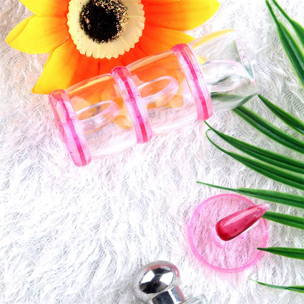 False Nail Tips Holder - Nail Art Display Stand for DIY & Salon Use - Manicure Practice Board for Nail Artists & Beginners - Perfect for Home, Salon & Nail Art Classes