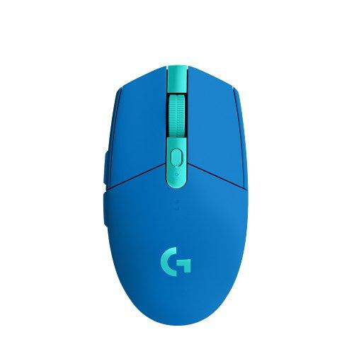 Logitech G304 LIGHTSPEED Wireless Gaming Mouse (Black/White/Blue/Purple/Pink) - Ergonomic Design for PC, Laptop, Mac - Perfect for Gaming, Office, and Home Use