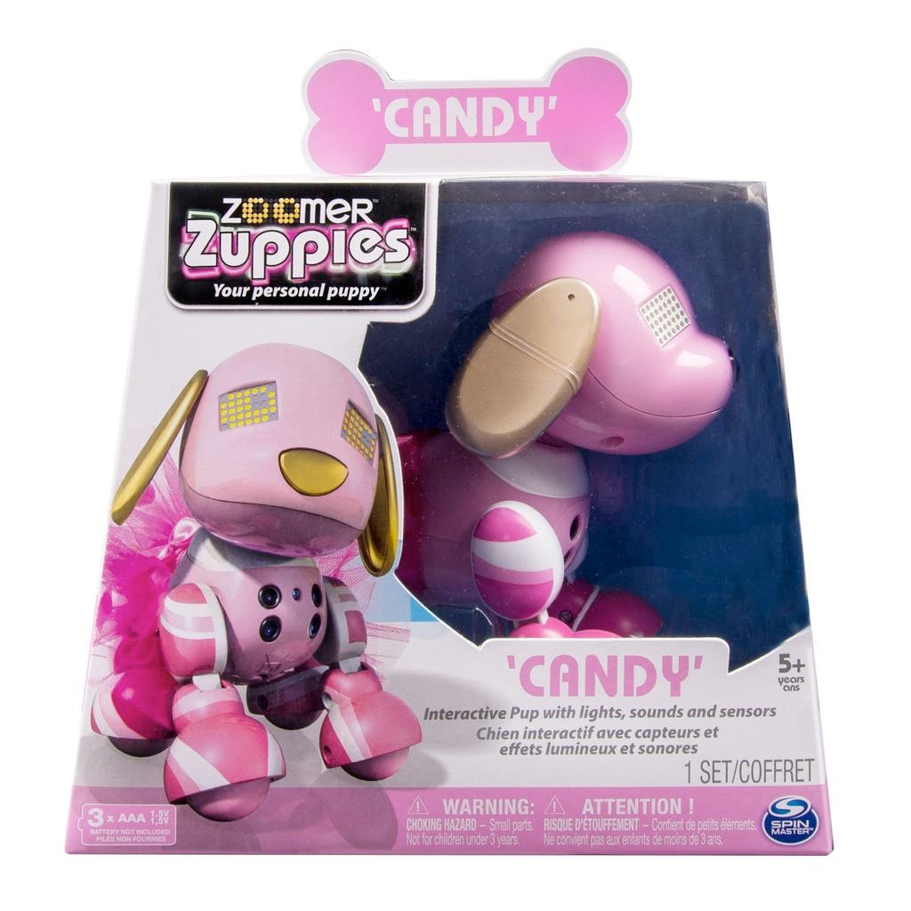 Spin Master Zoomer Zuppies Interactive Robotic Puppy Toy with Bonus Tutu - Fun Playtime Companion for Kids Ages 4+ | Perfect Gift for Birthday & Christmas | Indoor & Outdoor Play