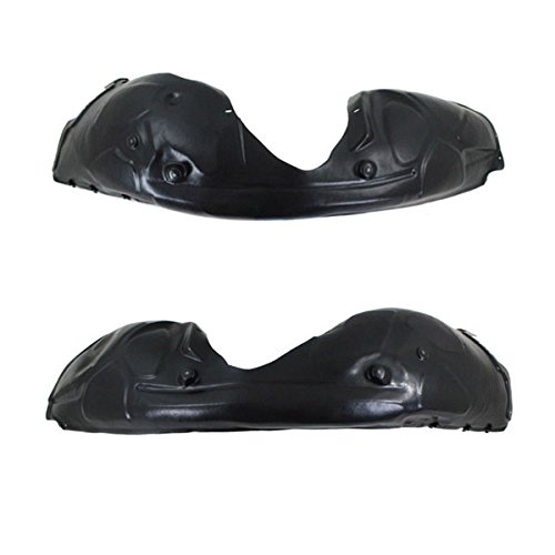Compatible with 2011-2014 Chevy Charger Front Splash Shield & Inner Fender Liner Panel Set - Left & Right Pair | Durable Protection Against Road Debris & Water Splash for Daily Driving & Off-Road Use
