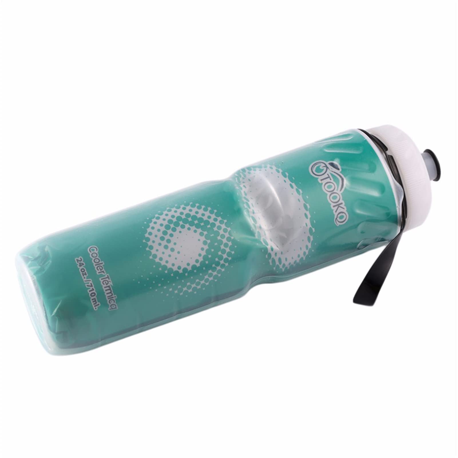 Insulated 710ml Cycling Water Bottle - Green Portable Bike Bottle for Outdoor Sports | Perfect for Hiking, Running & Biking