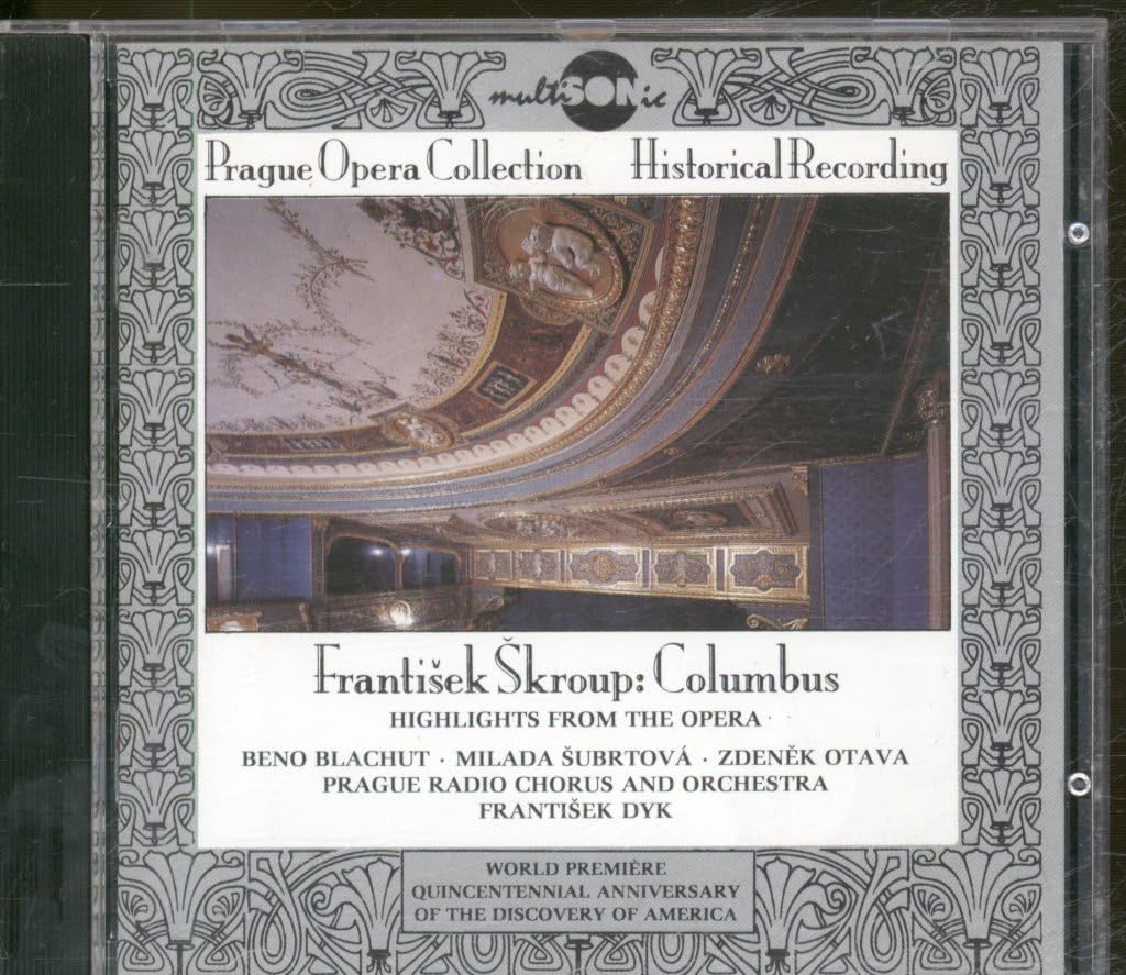 Skroup 1801-1862 'Columbus' Excerpts from The Opera - Blachut Subrtova & Prague Radio Orchestra - Classic Opera Music Collection for Theater Performances & Historical Music Studies