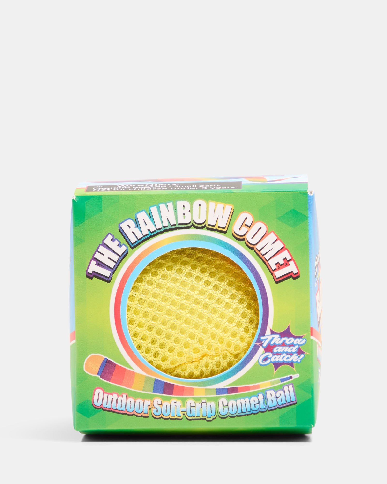 Rainbow Meteor Ball - Colorful LED Light Up Bouncing Ball for Kids, Outdoor Play, Party Favors, and Nighttime Fun - Perfect for Birthday Gifts, Backyard Games, and Glow in the Dark Activities