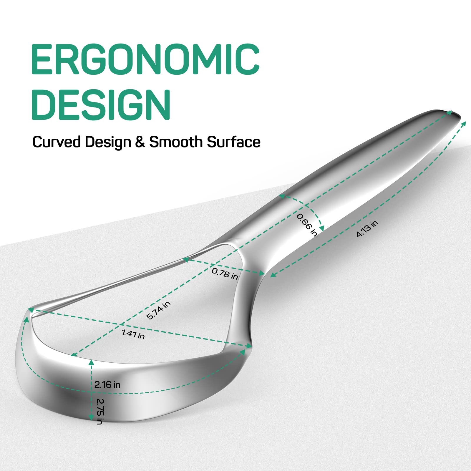 Premium Metal Tongue Scraper for Adults (3 Pack) - Stainless Steel Bad Breath Remover, Easy to Clean & Reusable with Travel Case - Perfect for Home, Office, Travel & Daily Oral Hygiene Routine