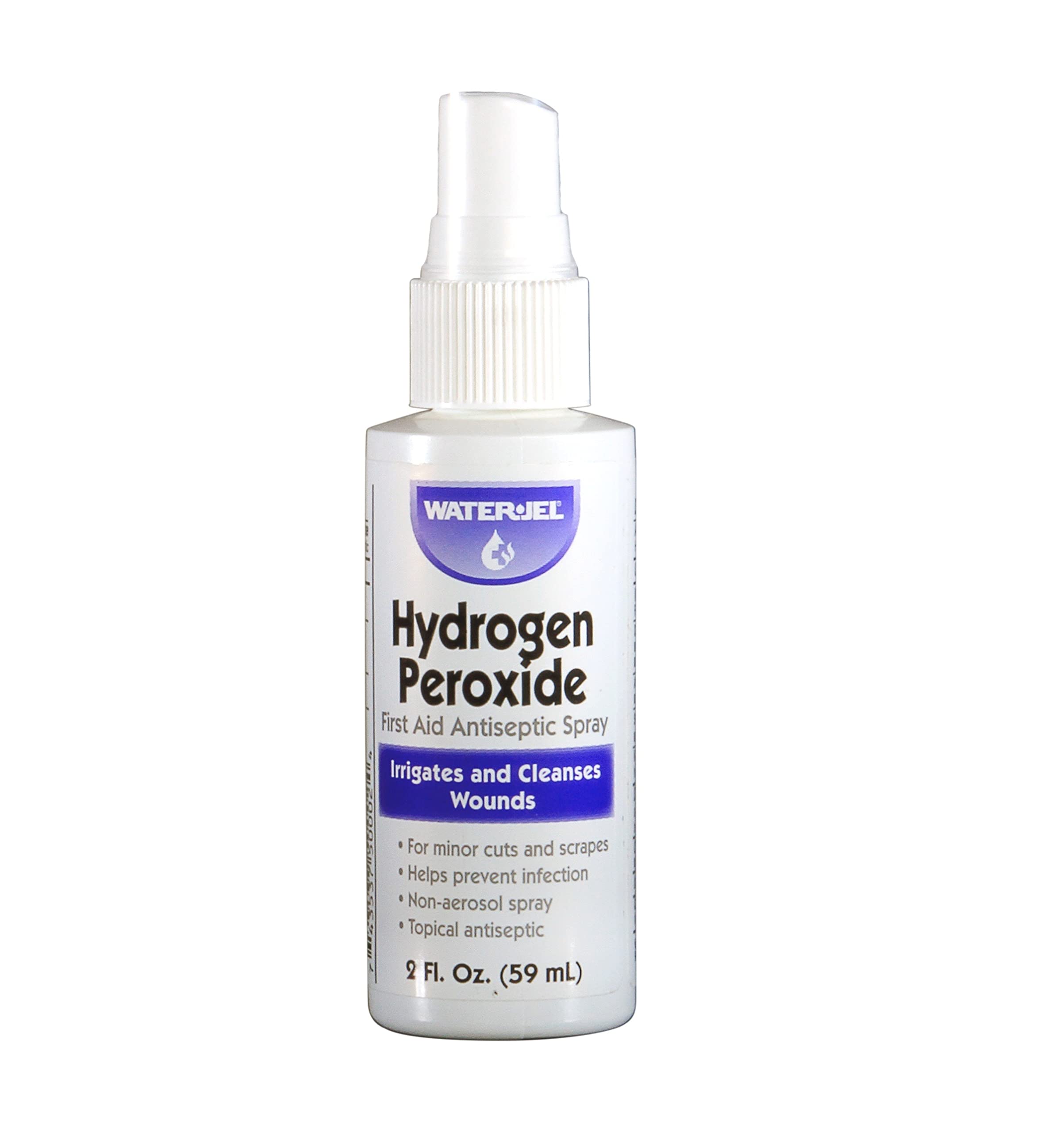 Hydrogen Peroxide First Aid Spray, 2 Oz, 4-Pack, MS-60365 - Wound Cleaning & Disinfection Solution for Cuts, Scrapes, and Minor Injuries