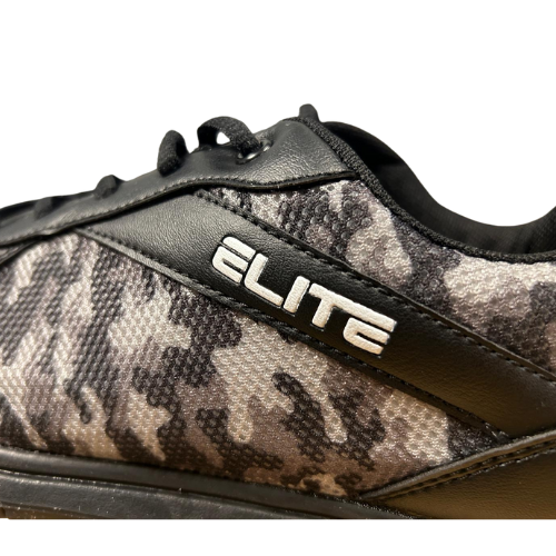 ELITE Men's Pinnacle Grey Camo Athletic Bowling Shoes - Lightweight Comfort for Competitive Play & Casual Wear - Perfect for League Nights, Tournaments & Practice Sessions