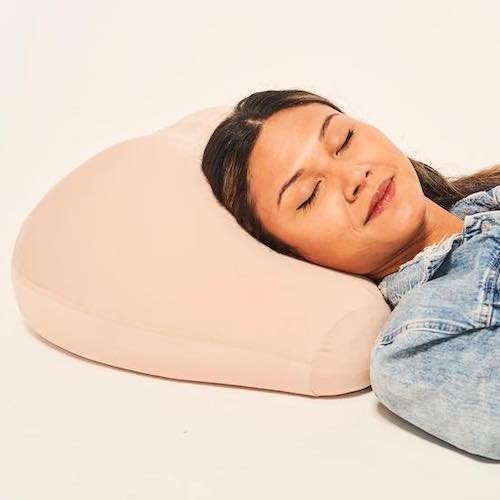 **Ergonomic Butt-Shaped Pillow for Back & Hip Support - Soft Natural Yoga Pant Cover - Stress & Anxiety Relief for Side, Back & Stomach Sleepers - Perfect for Home, Office & Travel Use**