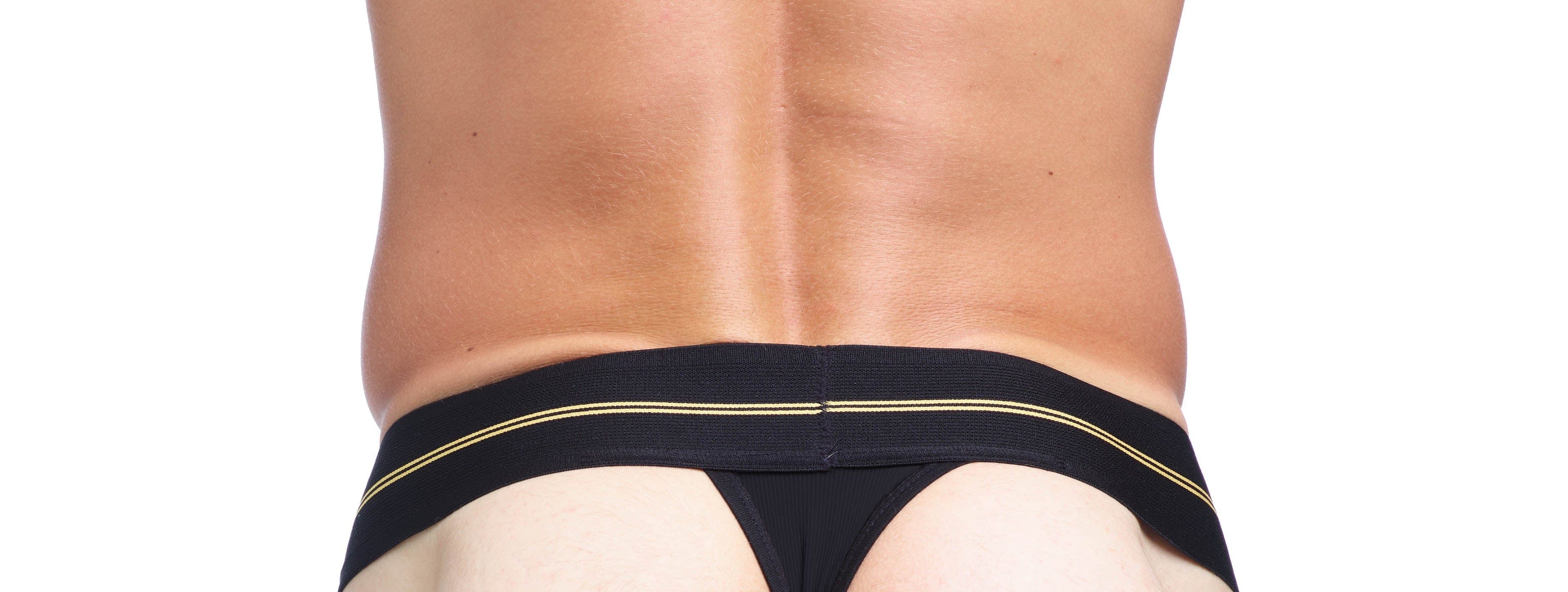 High-Performance Rib Thong - Seamless Comfort Underwear for Women - Black - Perfect for Yoga, Gym & Everyday Wear