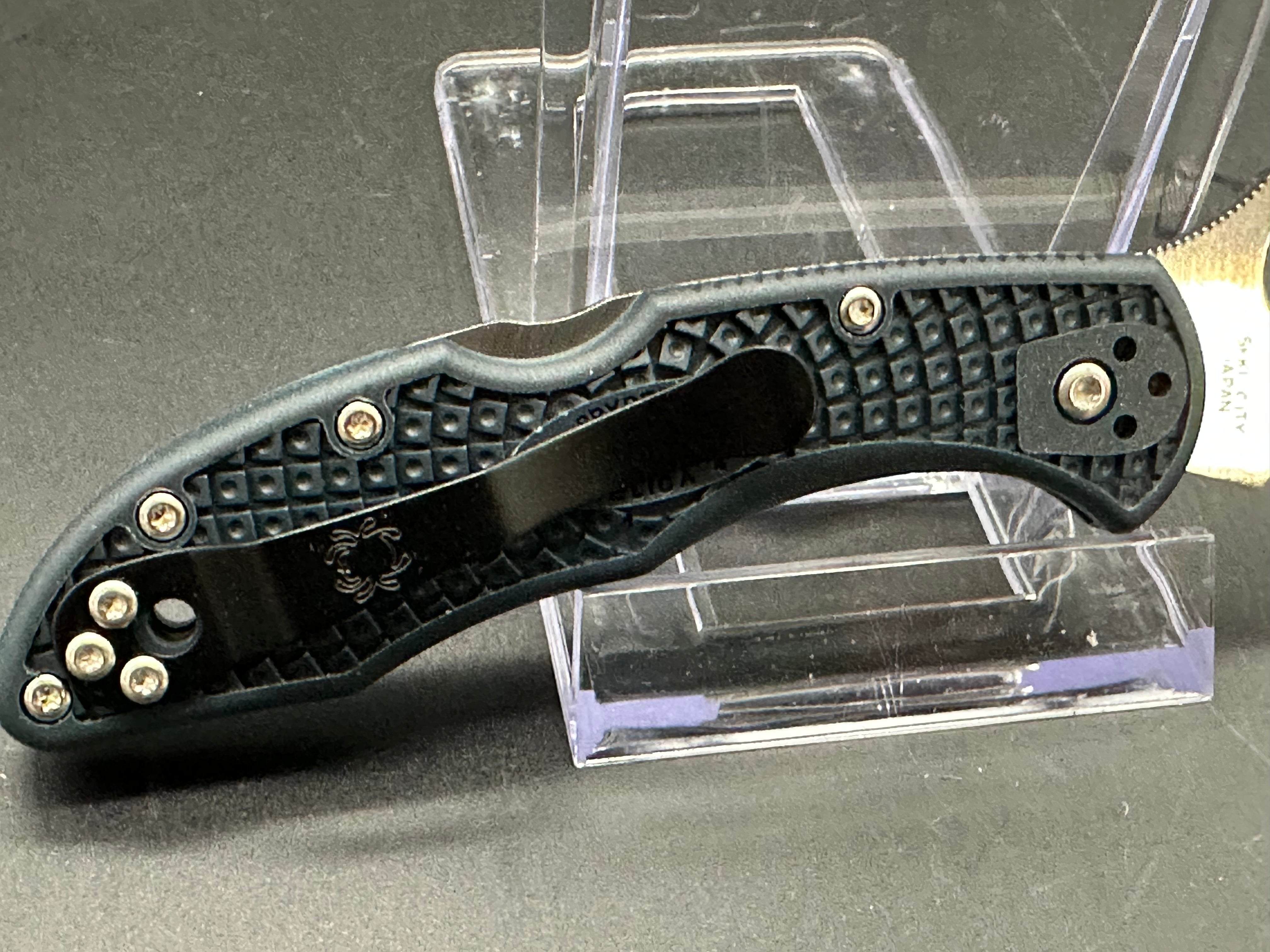 Spyderco Delica 4 Folding Pocket Knife with Emerson Opener - EDC, Outdoor Camping & Survival Tool