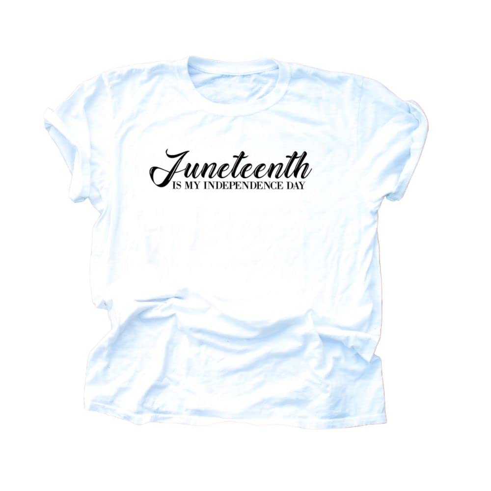 Juneteenth T-Shirt - Unisex Black History Month Cotton Tee - XXL White - Celebrate Freedom & Equality - Perfect for Juneteenth Celebrations, Black History Events & Everyday Wear