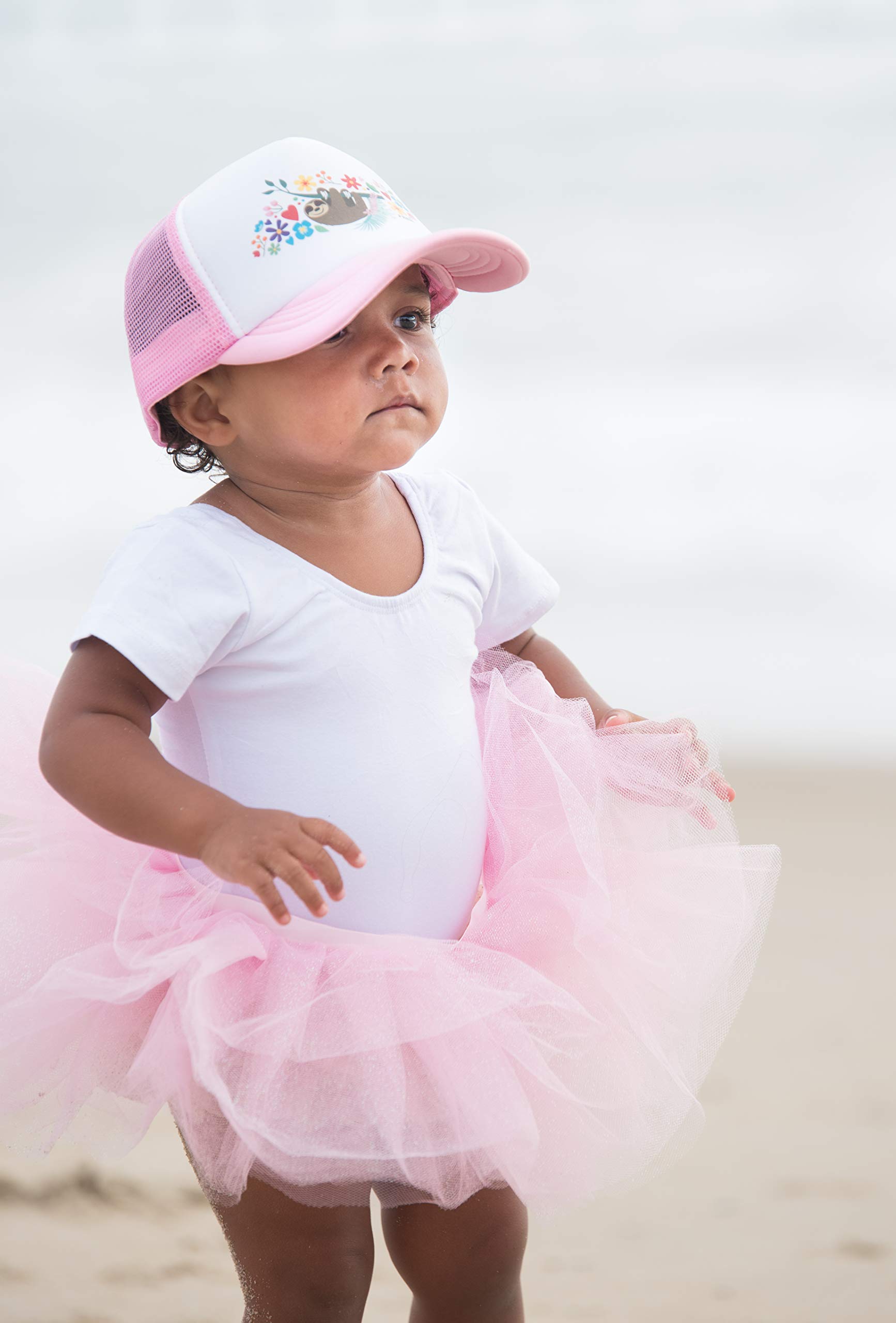 **Baby & Toddler Baseball Hats - Adjustable Snapback Trucker Hats for Boys & Girls - Breathable Summer Sun Protection - Perfect for Outdoor Play, Beach, and Park**