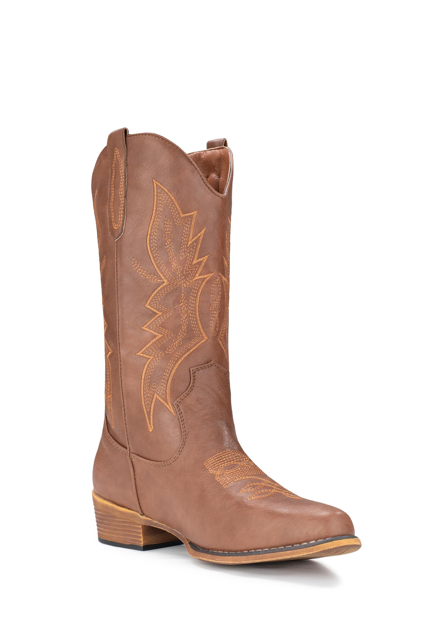 Best Women's Cowboy Boots - Western Cowgirl Boots with Pointy Toe & Mid Calf Height | Perfect for Country Dancing, Rodeos & Fashion Outfits