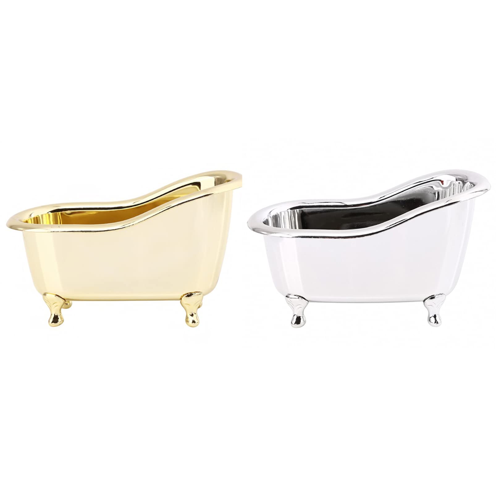 Mini Bathtub Sundries Storage Box Set - Waterproof Makeup Organizer & Bathroom Accessories for Countertop, Vanity, and Shower Organization