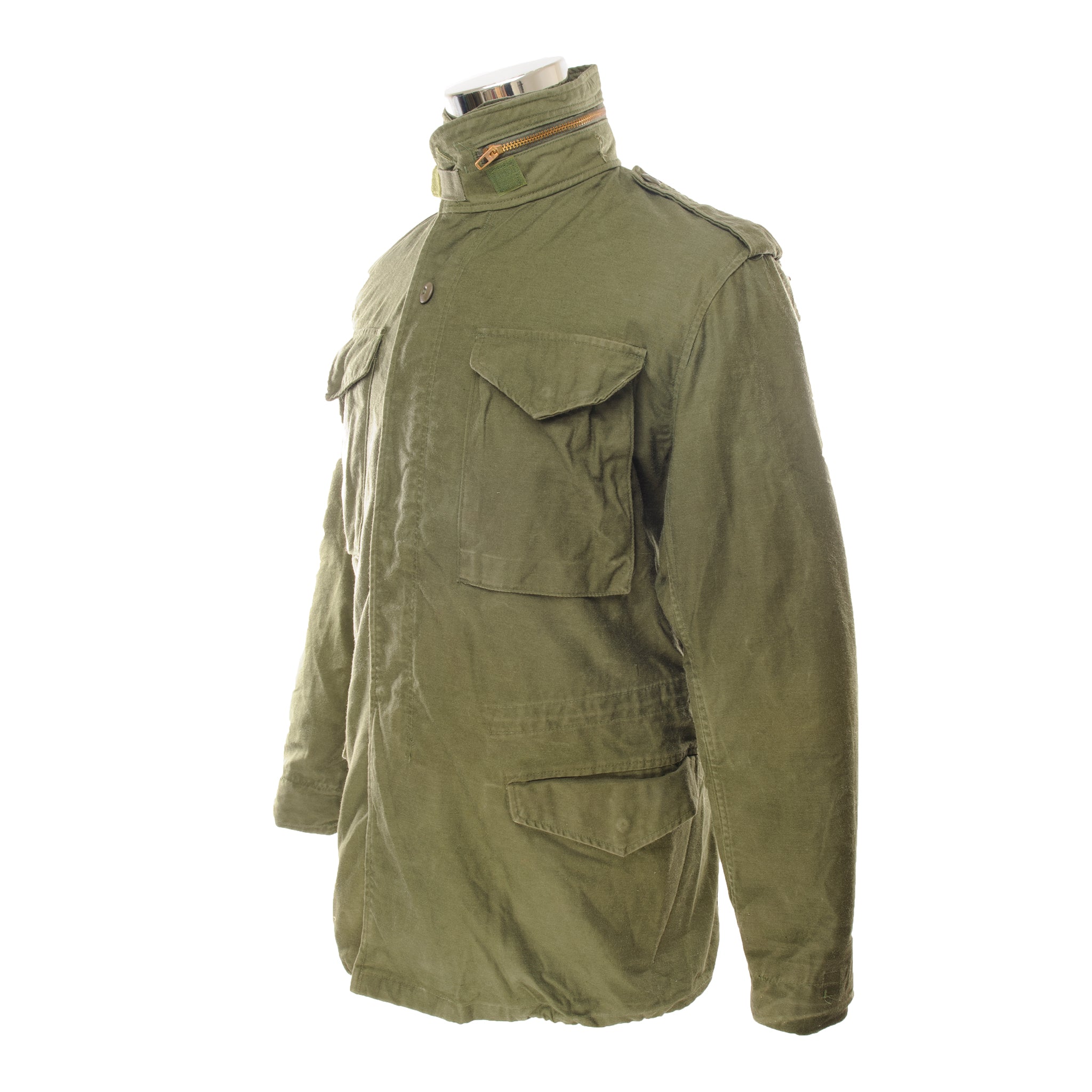 Vintage US Army M-1965 M65 Field Jacket 1981 - Small Long Size | Military Green Outerwear for Men | Perfect for Outdoor Adventures, Camping & Casual Wear