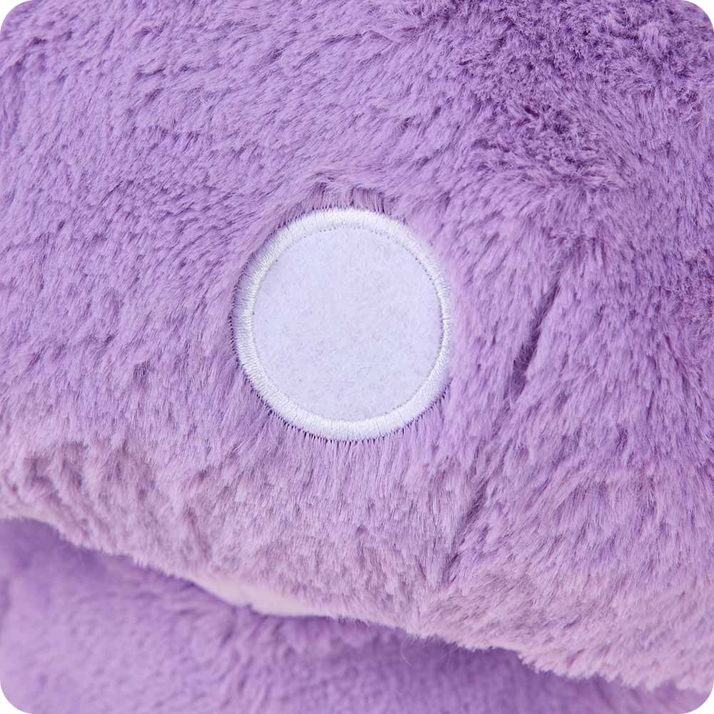 Purple Mushroom Warmies - Soft Plush Heating Pad for Kids & Adults - Microwaveable Warmable Stuffed Animal for Stress Relief & Comfort - Perfect for Relaxation, Sleep Aid, and Cold Weather Warmth
