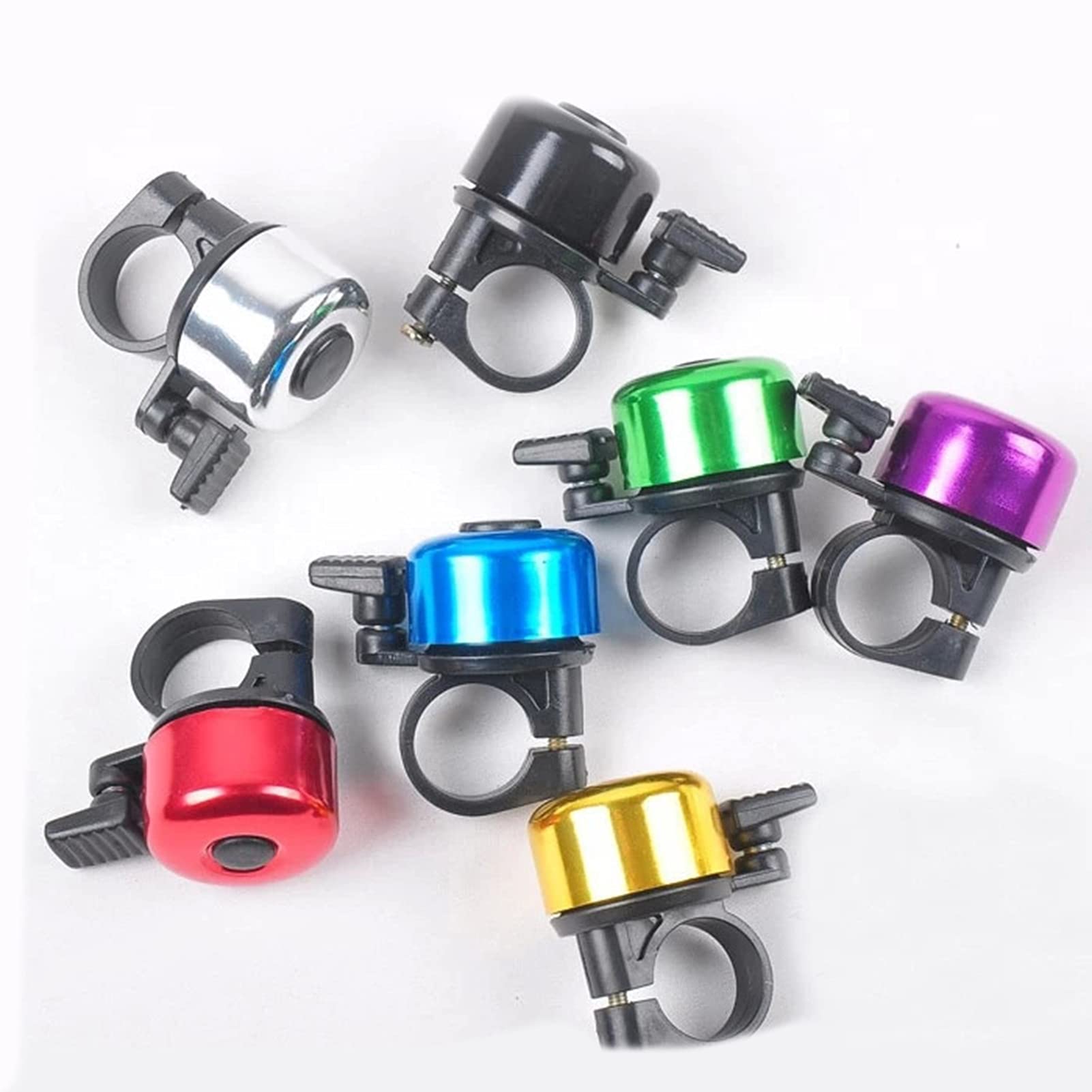 Premium Aluminum Bike Bell - Loud & Crisp Bicycle Bell for Adults & Kids - Perfect for Road, Mountain & Commuter Bikes - Safety Cycling Accessories for Urban & Trail Riding