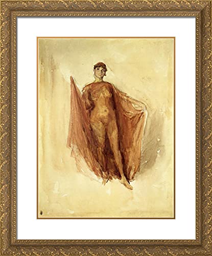 Gold Ornate Wood Frame with Double Matting