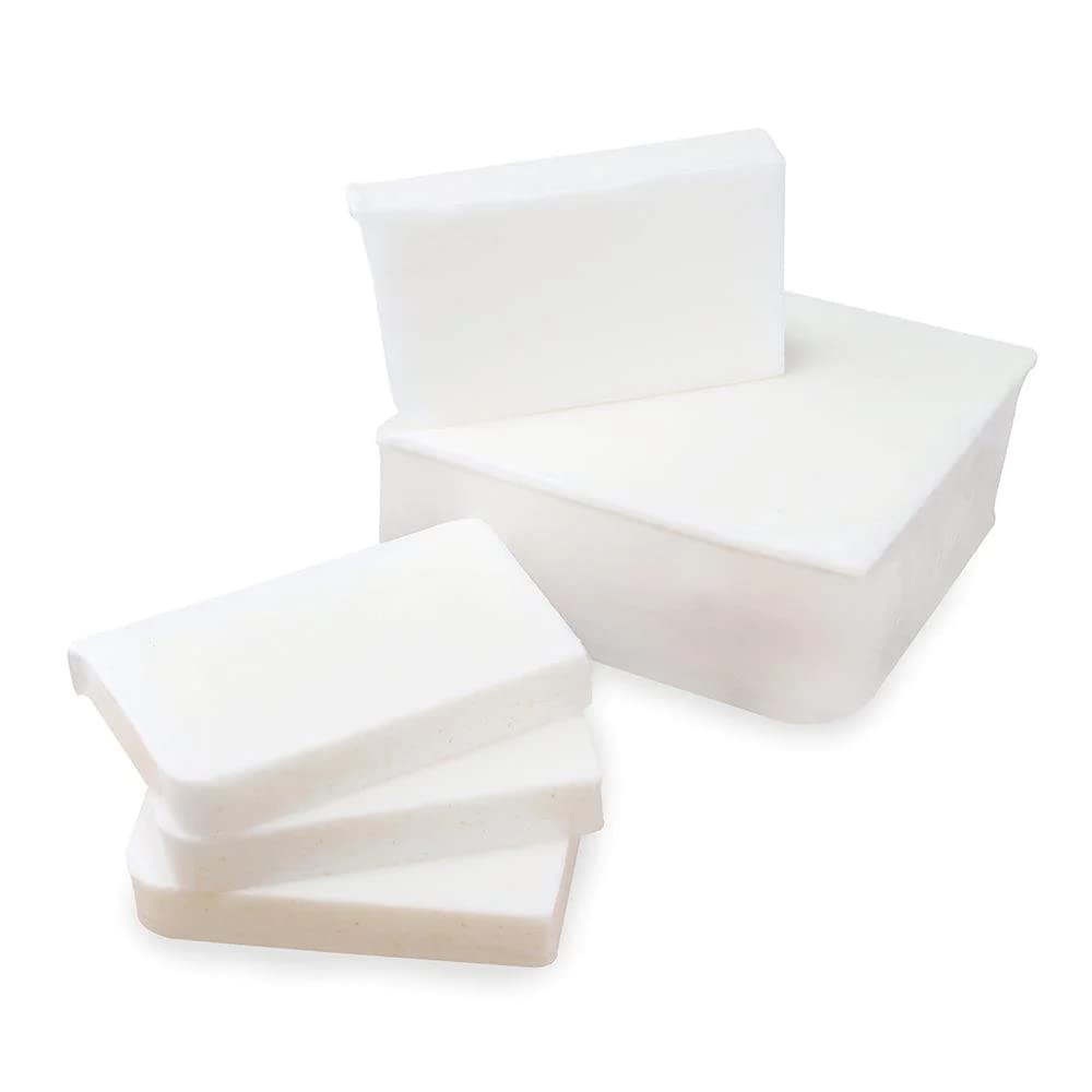 Primal Elements Goat Milk Soap Base - 2lb Moisturizing Melt & Pour Glycerin Soap for DIY Crafting, Handmade Soap Making - Easy to Cut, Skin-Friendly for Dry & Sensitive Skin - Perfect for Homemade Gifts, Spa Days & Self-Care Routines