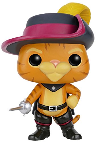 Funko POP Movies: Shrek - Puss in Boots Collectible Vinyl Figure (3.75 Inches, Multi-Color) | Perfect for Display, Gifts & Movie Fans Collection