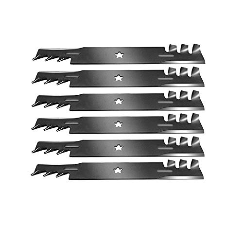 High-Quality Toothed Mulching Mower Blade Replacement for Husqvarna Models 187254, 187255, 187256, 521981501 - Perfect for Lawn Care & Landscaping Maintenance