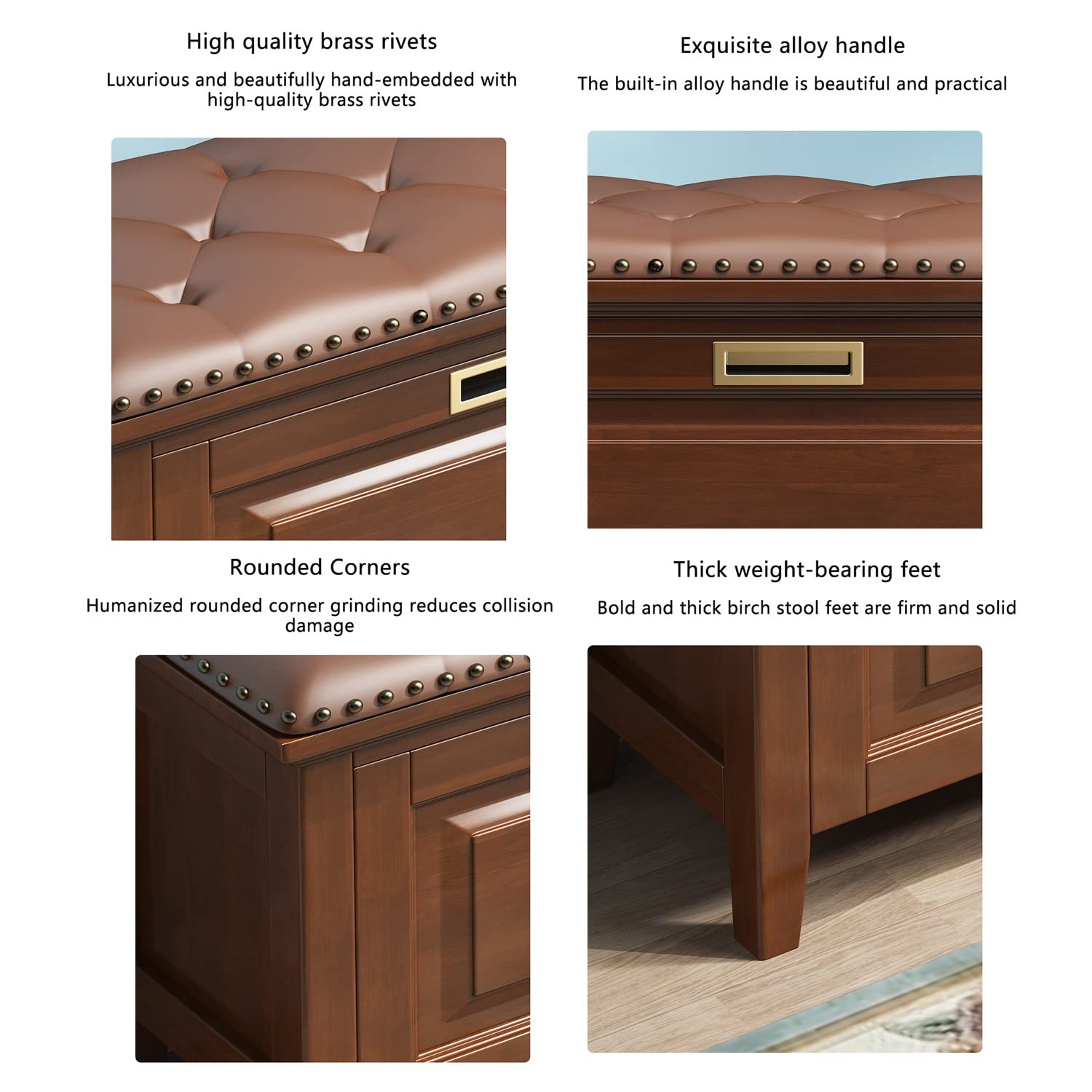 AVLUZ White Shoe Bench with Flip-Drawer & Padded Seat Cushion - Hallway Storage Cabinet, Tipping Bucket Hidden Shoe Organizer - Perfect for Entryway, Mudroom, Bedroom & Closet Organization
