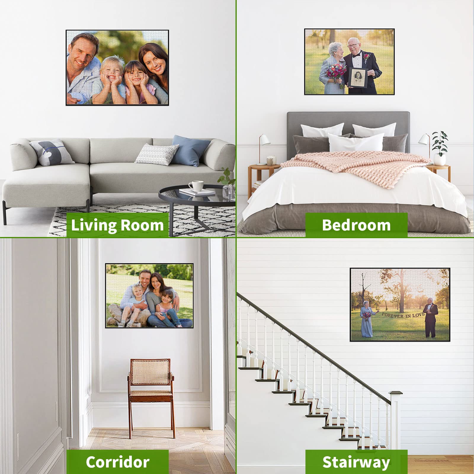 500/1000/2000 Piece Custom Photo Puzzle - Personalized Jigsaw Puzzles from Your Pictures - Perfect Gift for Adults, Teens & Kids - Birthday, Wedding & Family Occasions - Great for Home Decor, Family Bonding & Stress Relief (1000PCS)