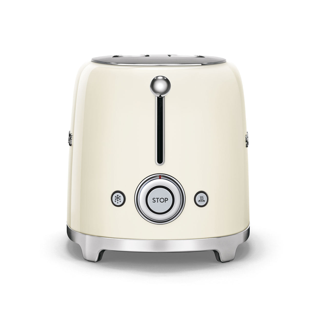 2 Slice Toaster TSF01 in Cream - Compact Countertop Toaster for Bagels, Bread & Pastries - Perfect for Small Kitchens, Dorms & Office Break Rooms