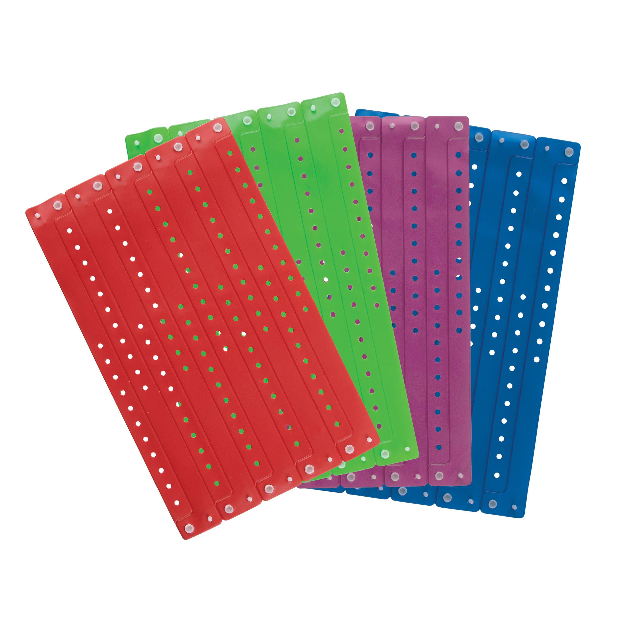 Custom Blue Vinyl Wristbands - 100 Pack | Bulk Wristbands for Events, Parties, Concerts & Fundraisers