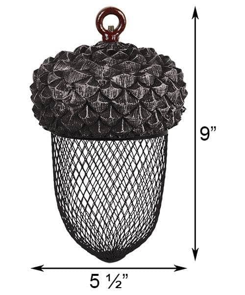 Acorn Mesh Bird Feeder - Durable Steel Wire Wild Bird Food Holder - Perfect for Outdoor Garden, Yard & Backyard Bird Watching