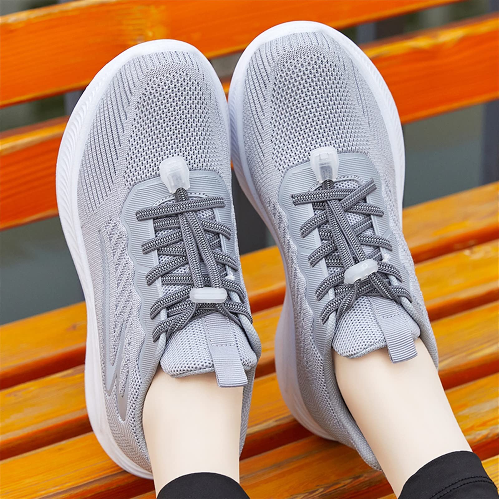 Women's White Retro Hiking Shoes - Lightweight Black Sport Running & Walking Shoes for Women - Perfect for Trekking, Casual Wear & Outdoor Activities