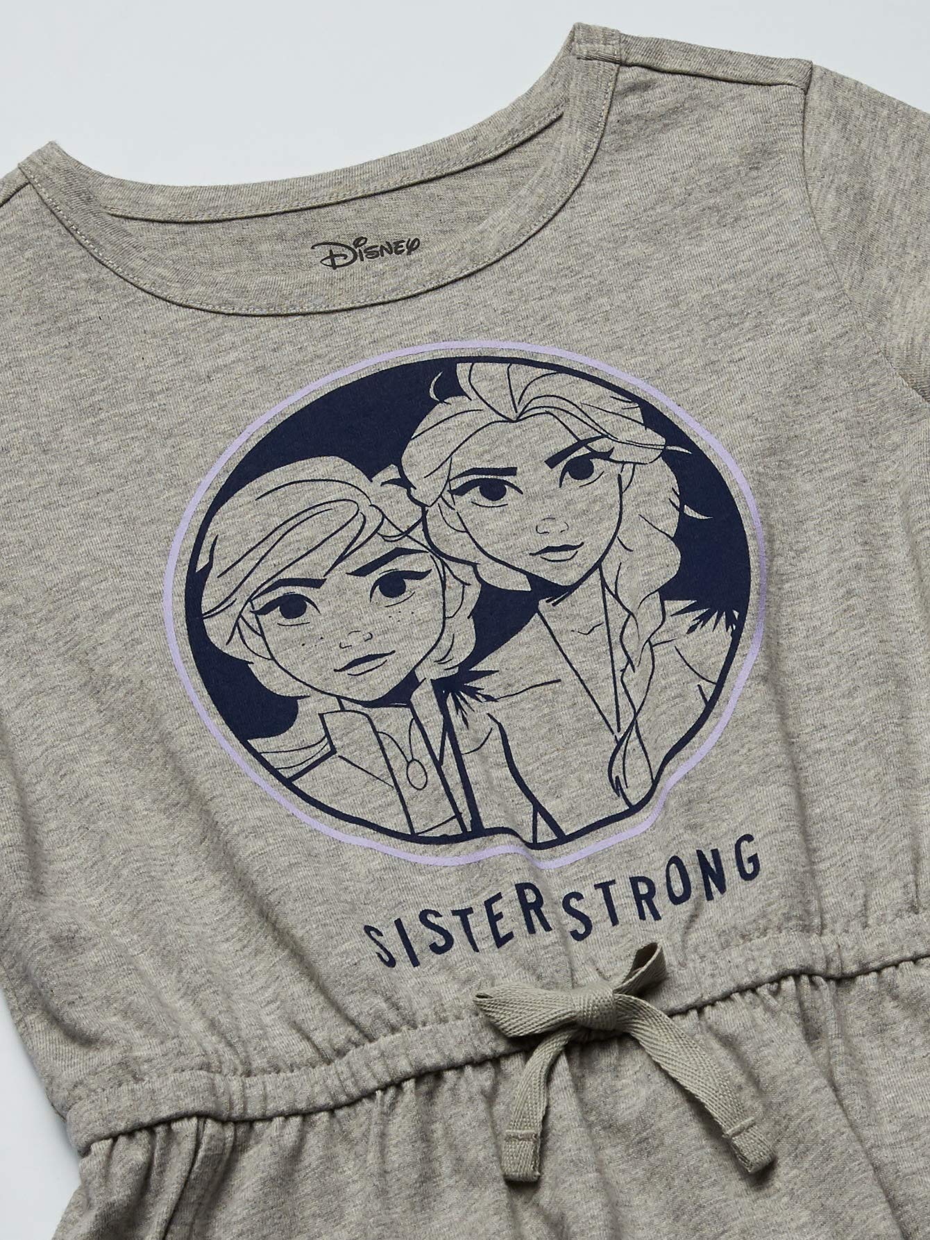 Disney Marvel Star Wars Frozen Princess Girls & Toddlers Short-Sleeve Knit Dress 2-Pack - Casual Playdate & Birthday Party Outfit for Kids