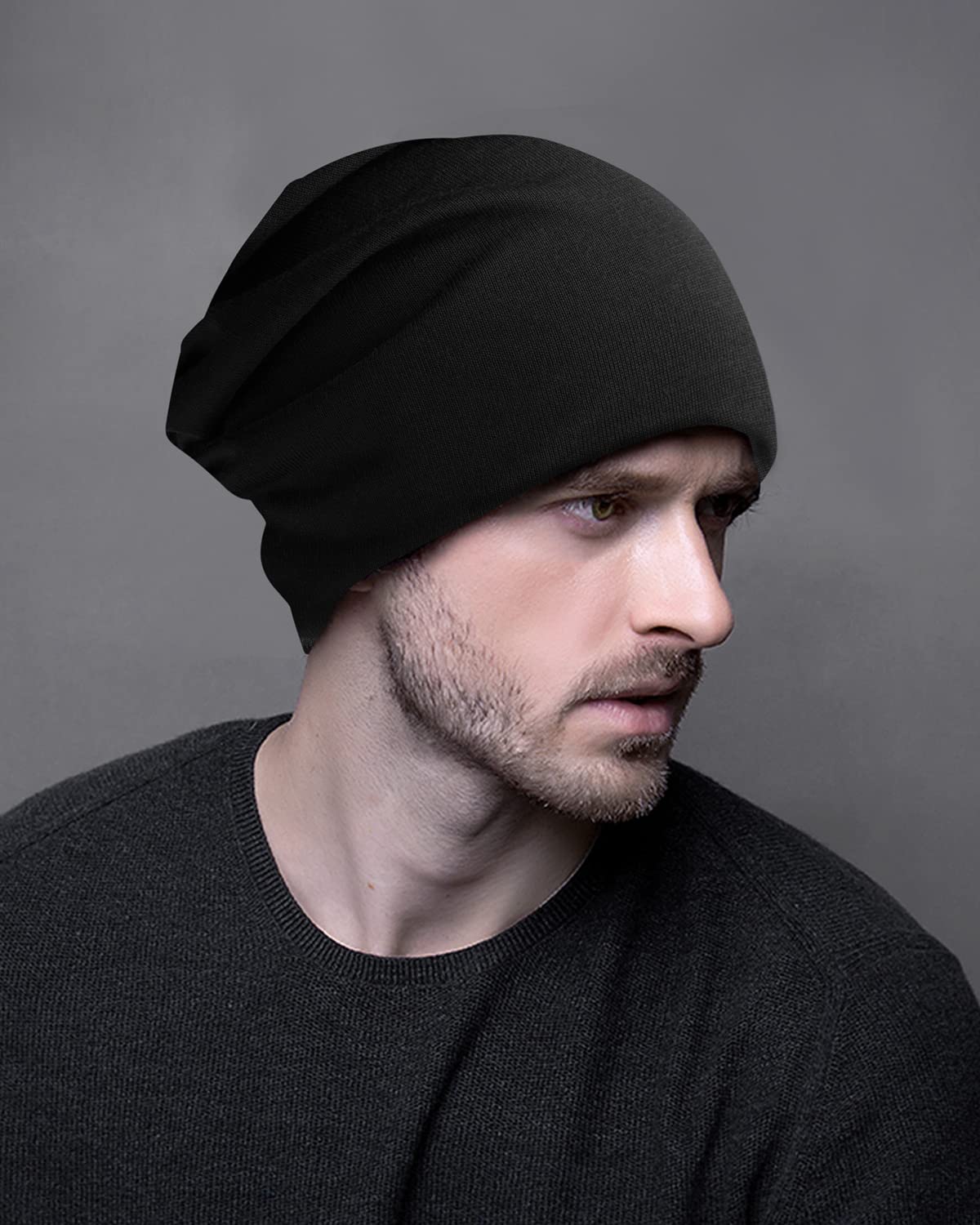 Trendy Stylish Beanie Hat - Soft Knit Fabric, Breathable & Stretchy Skull Cap for Men & Women - Perfect for Winter, Outdoor Sports & Casual Fashion