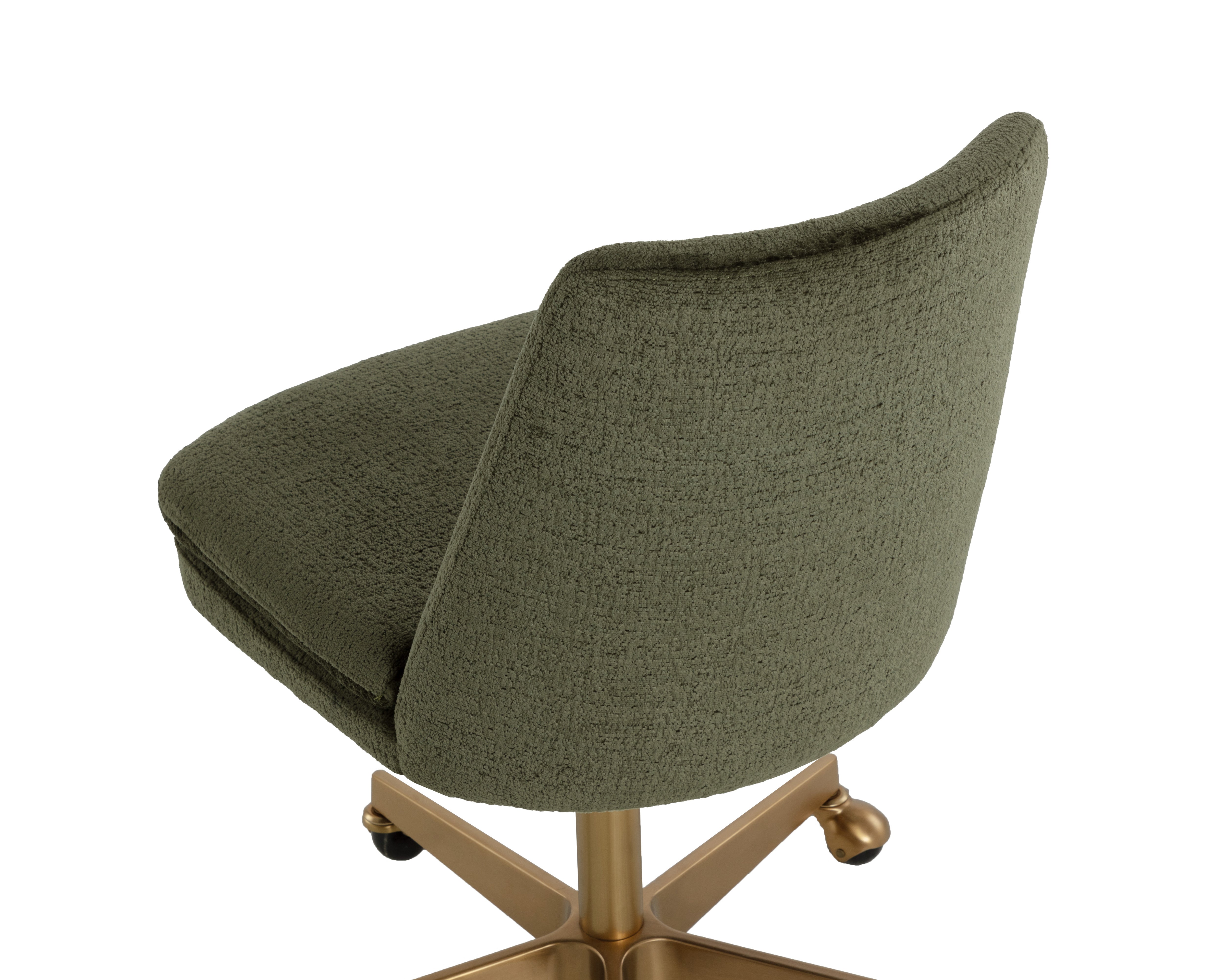 Berget Office Chair - Ergonomic Mesh Back Desk Chair with Adjustable Height, Bergen Olive - Perfect for Home Office, Gaming, and Workspace Comfort