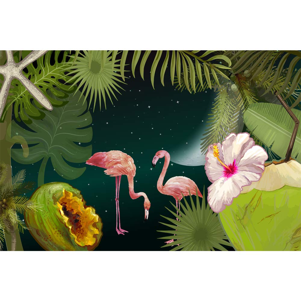 Green Plants & Animals Removable Wallpaper - Peel and Stick Wall Mural for Bedroom Decor (66x96 inches) | Easy DIY Home Decoration, Nursery & Living Room Wall Stickers