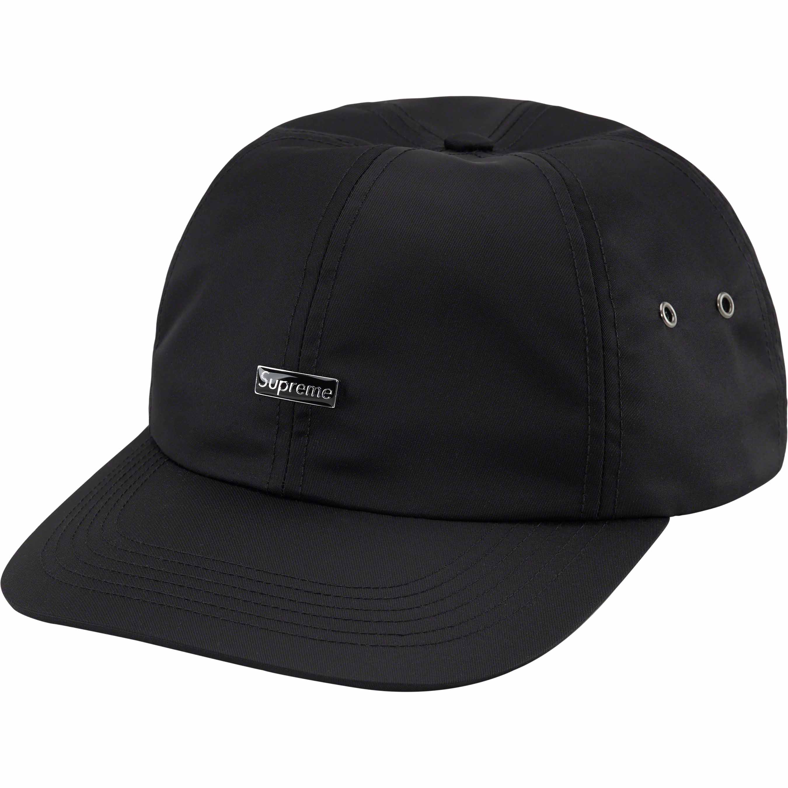 Supreme Enamel Logo 6-Panel Black Snapback Hat - Stylish Streetwear Cap for Men & Women | Perfect for Hip-Hop Fashion, Urban Outfits and Casual Wear