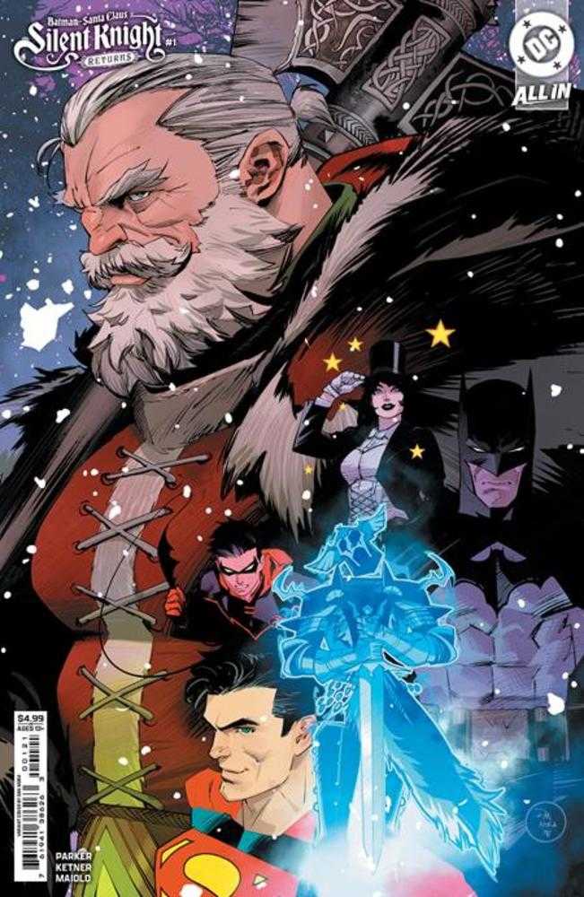 Batman Santa Claus Silent Knight Returns #1 (Of 5) Cover B Dan Mora Card Stock Variant - DC Comics Collectible Edition - Perfect for Holiday Gifts & Comic Book Collections