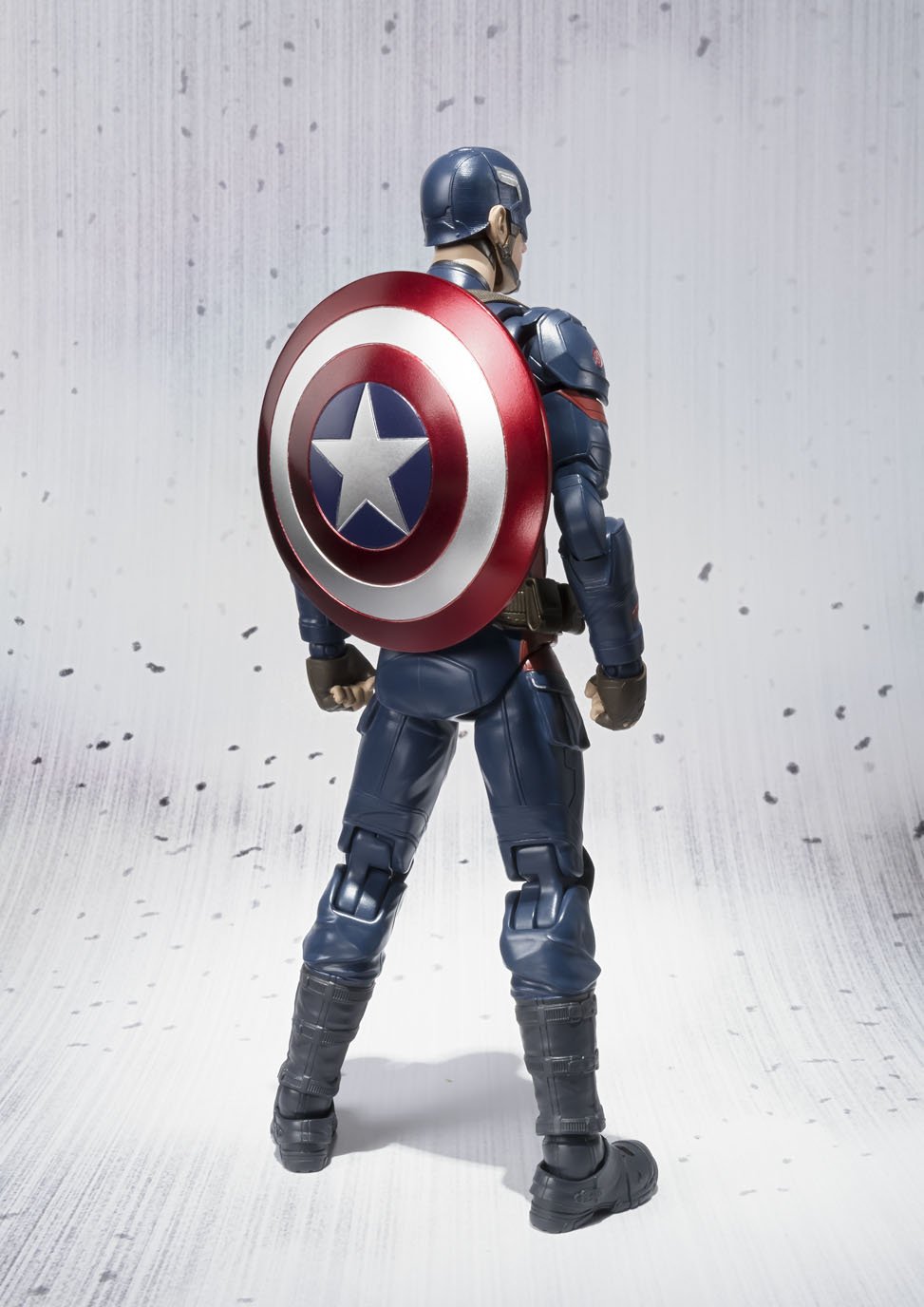 S.H. Figuarts Captain America Action Figure - Marvel Civil War Collectible Toy for Display & Cosplay