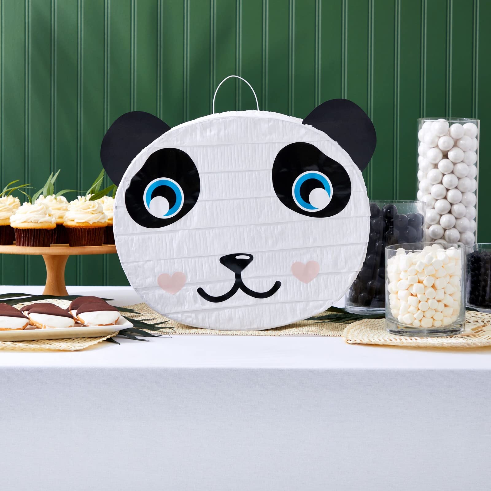 BLUE PANDA - Panda Pinata for Kids Birthday Party, Baby Shower Decorations, Animal Theme Party Supplies (14.6 x 3.0 x 12.4 in) - Perfect for Birthday Celebrations, Baby Showers, and Themed Parties