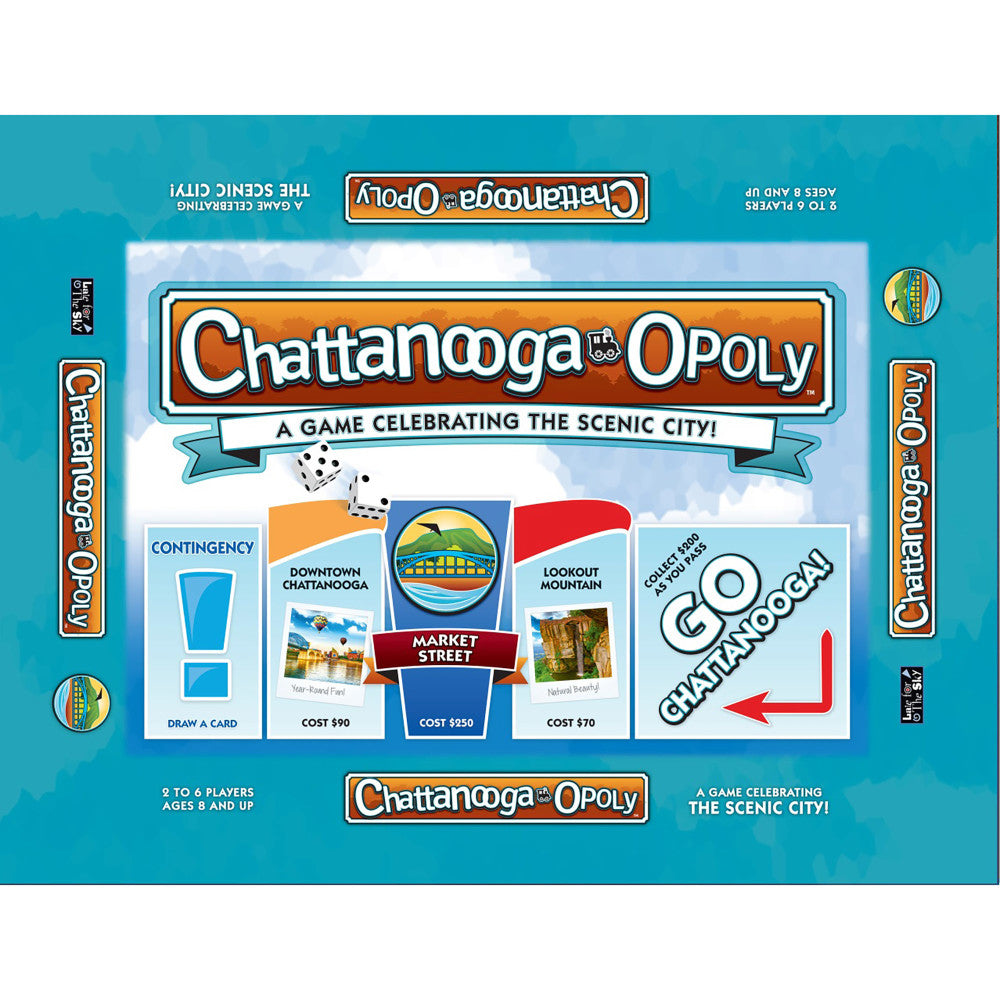 Chattanooga Opoly Board Game - Fun City Adventure & Family Game Night - Perfect for Parties, Travel & Indoor Entertainment