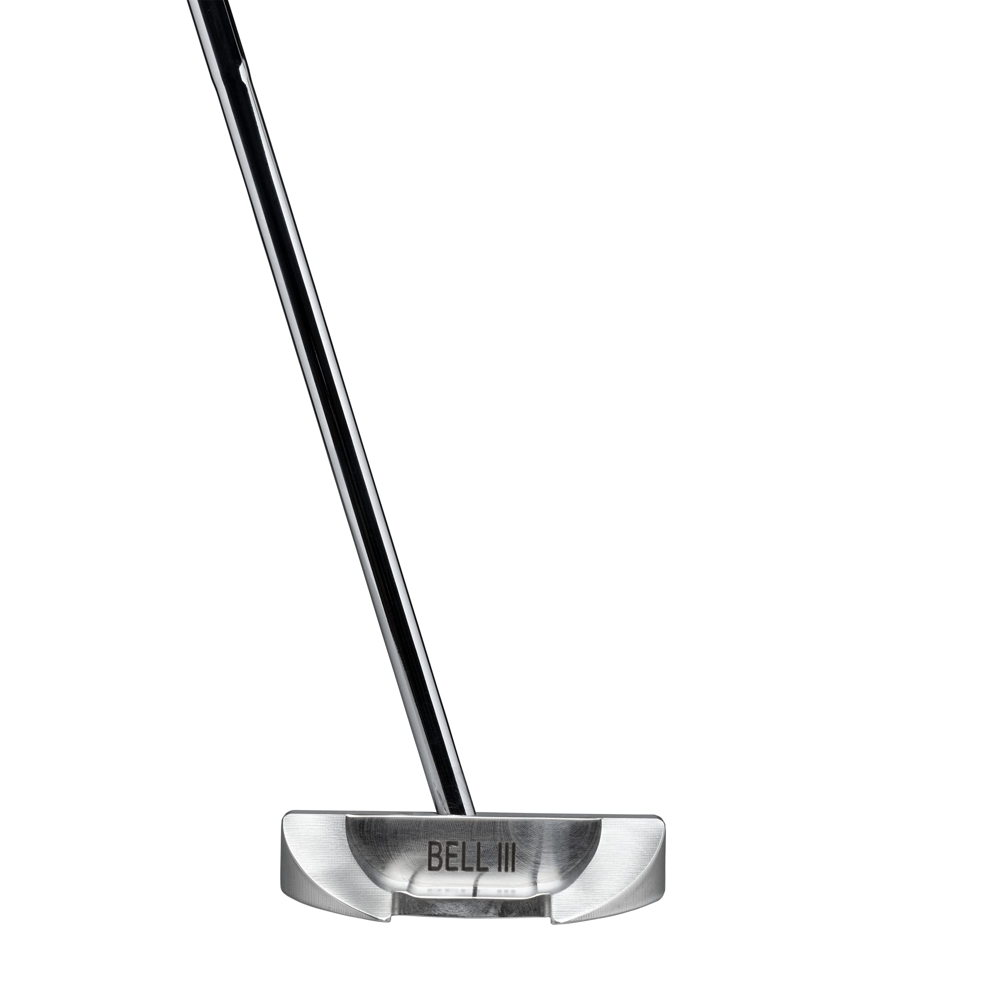 Bell III N-365 No-Offset Center Shaft Half-Mallet Golf Putter with Tacki-Mac Jumbo Flat Top Grip | Premium US-Made Golf Club for Improved Putting Accuracy | Perfect for Practice Greens and Tournament Play