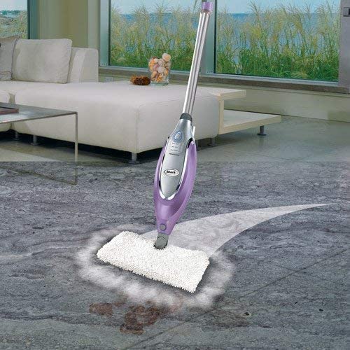 Shark SE450 Professional Steam Pocket Mop - 3 Piece Set (Renewed, Purple) | Powerful Steam Cleaning for Hard Floors | Perfect for Kitchen, Bathroom & Pet Areas