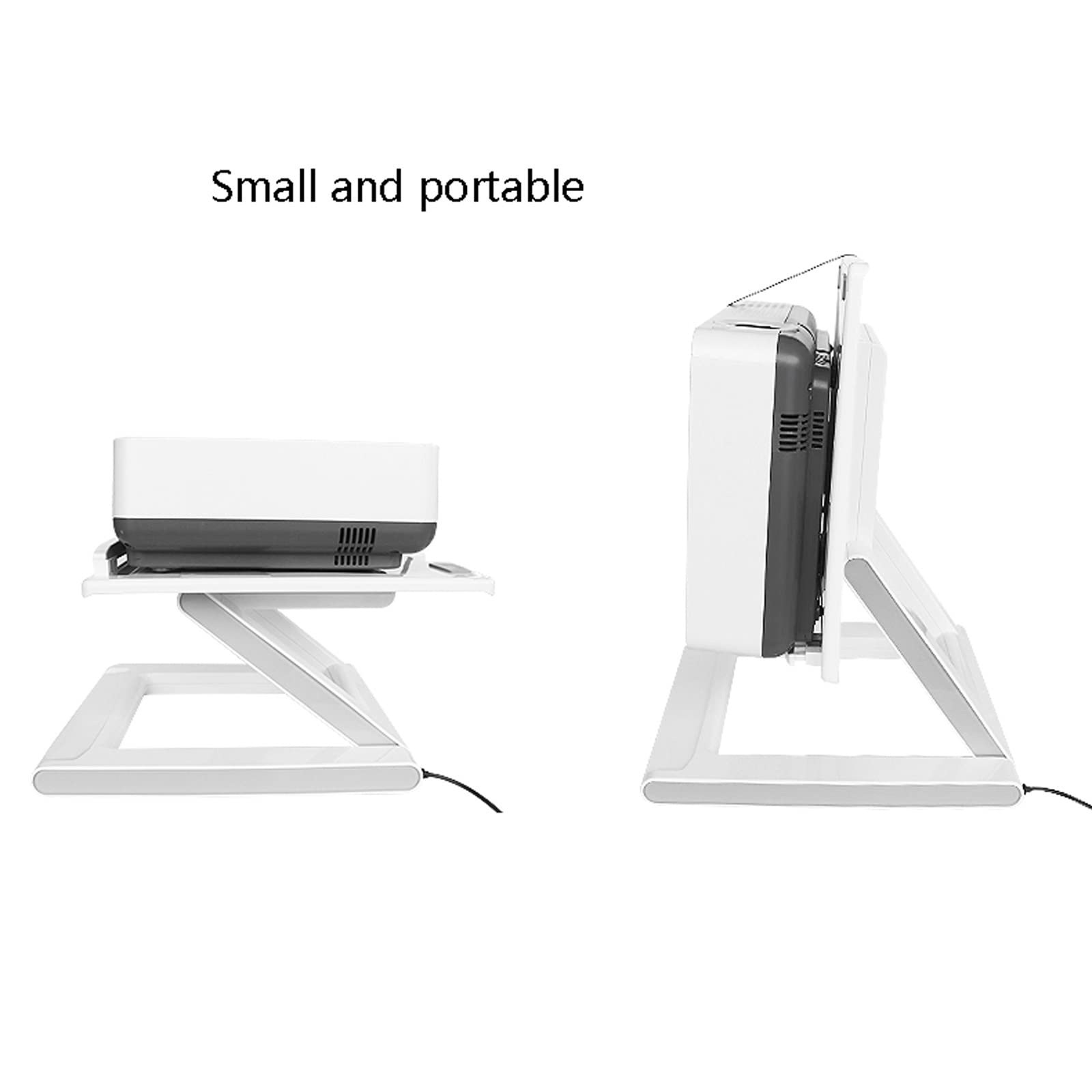 VIORED Adjustable Projector Mount Bracket - Universal Laptop & Projector Stand for Office, Studio, and Home Theater - Compact & Multifunctional (Gold) - Perfect for Presentations, Movie Nights, and Video Conferencing