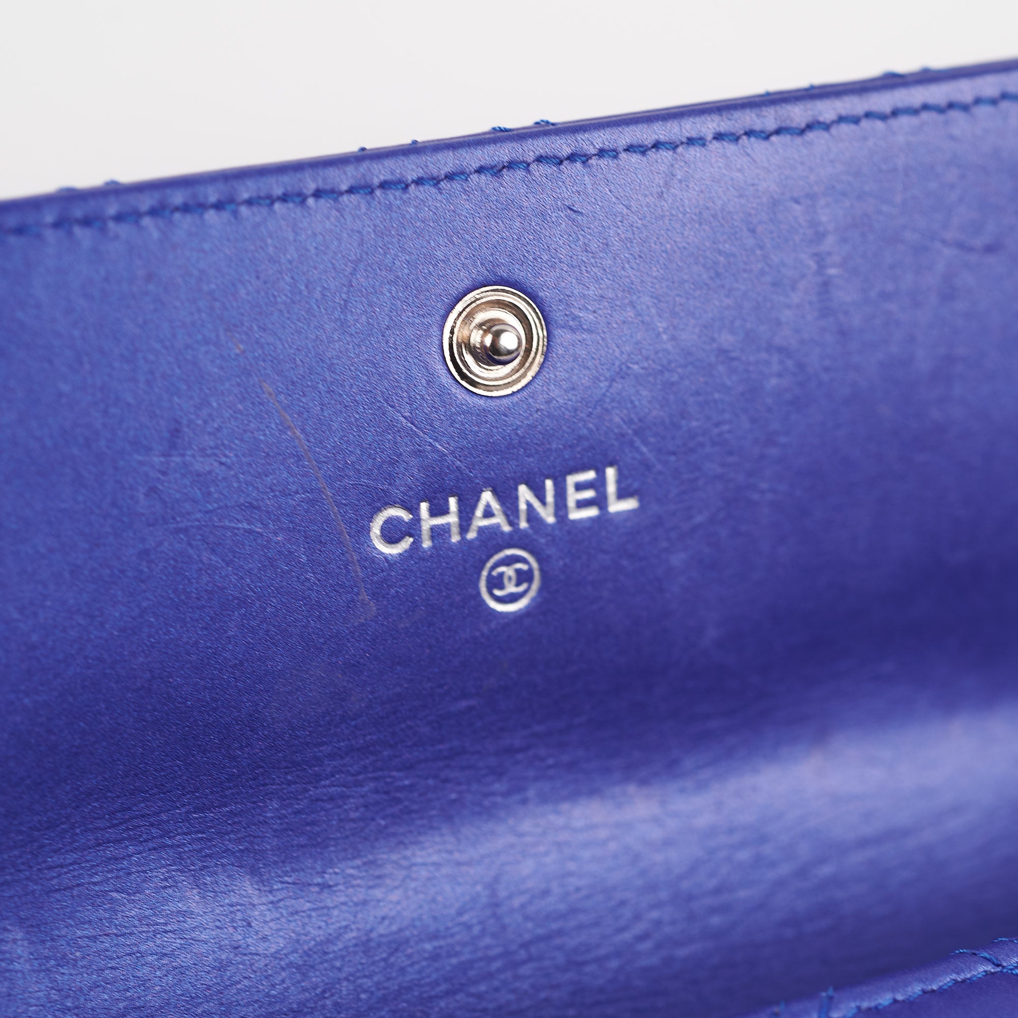Chanel Long Wallet Blue Lambskin - Luxury Women's Leather Wallet for Everyday Use & Special Occasions