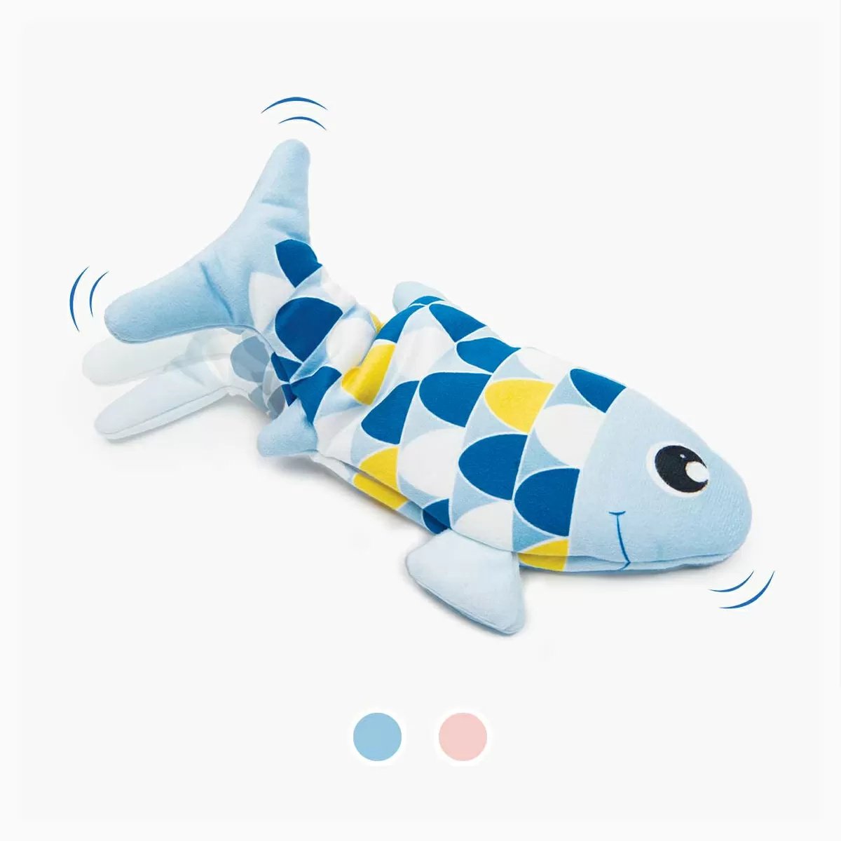 Catit Groovy Fish Cat Toy - Interactive Flopping Fish for Cats - Fun & Engaging Playtime for Indoor Cats - Perfect for Exercise & Mental Stimulation