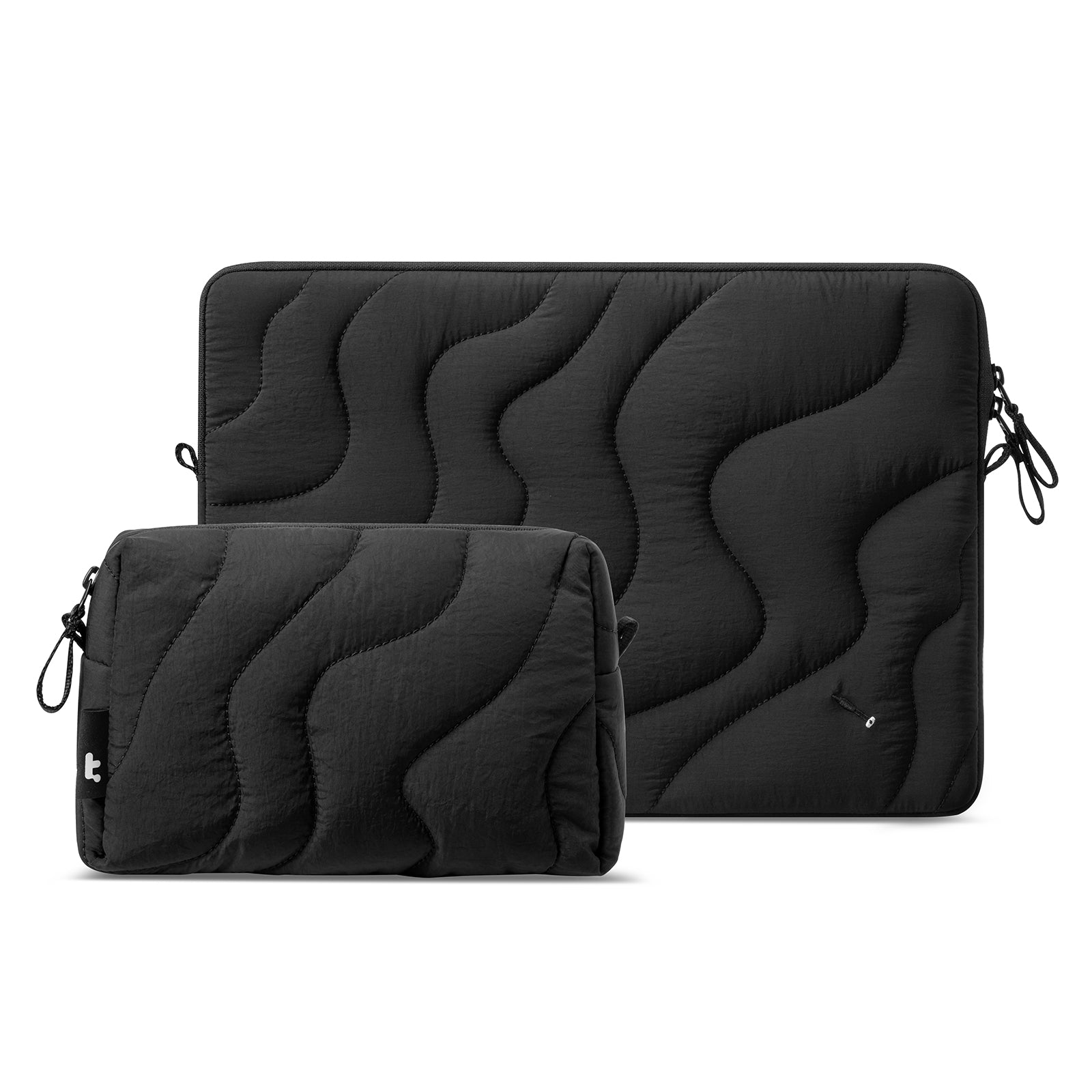 Premium Terra A27 Laptop Sleeve Case for 14-inch MacBook Pro - Slim Protective Cover with Accessory Pouch - Perfect for Work, Travel & School