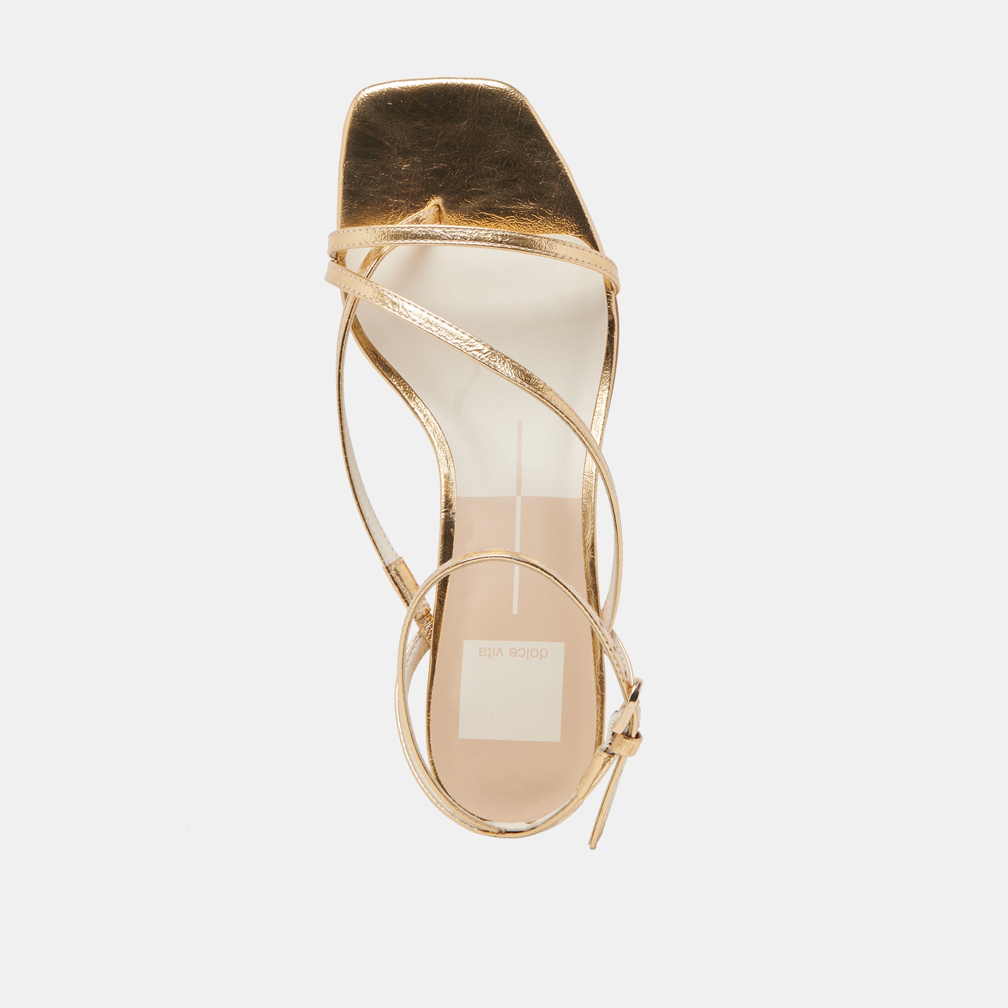 KARLOS Women's Gold Metallic Sandals - Stella Style Comfortable Summer Beach Flip Flops for Outdoor Walking and Vacation