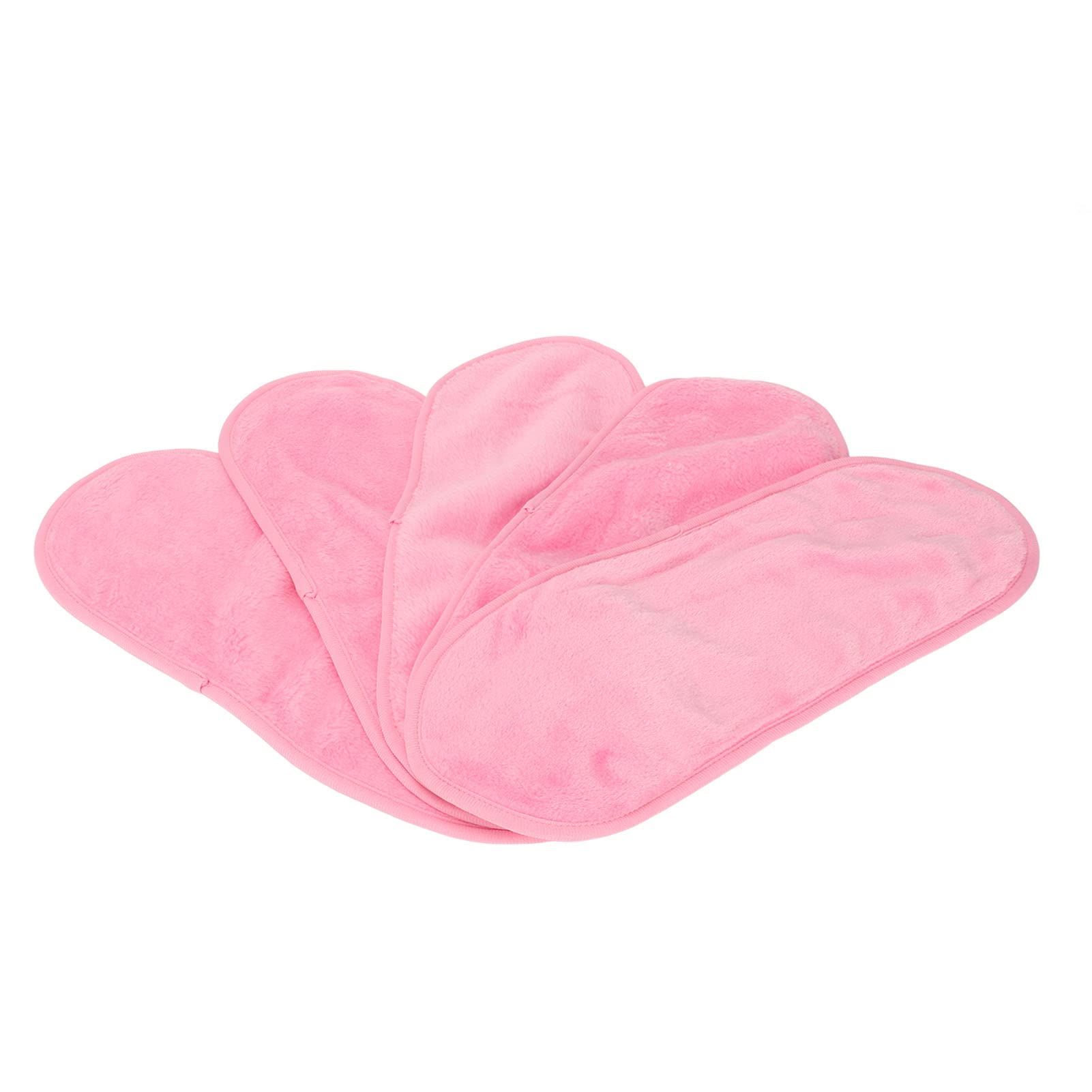 Best Makeup Remover Washcloth Set - 5 Pack Soft Coral Fleece Face Towels for Gentle Cleansing | Reusable, Portable & Skin-Friendly | Perfect for Travel, Home & Daily Makeup Removal