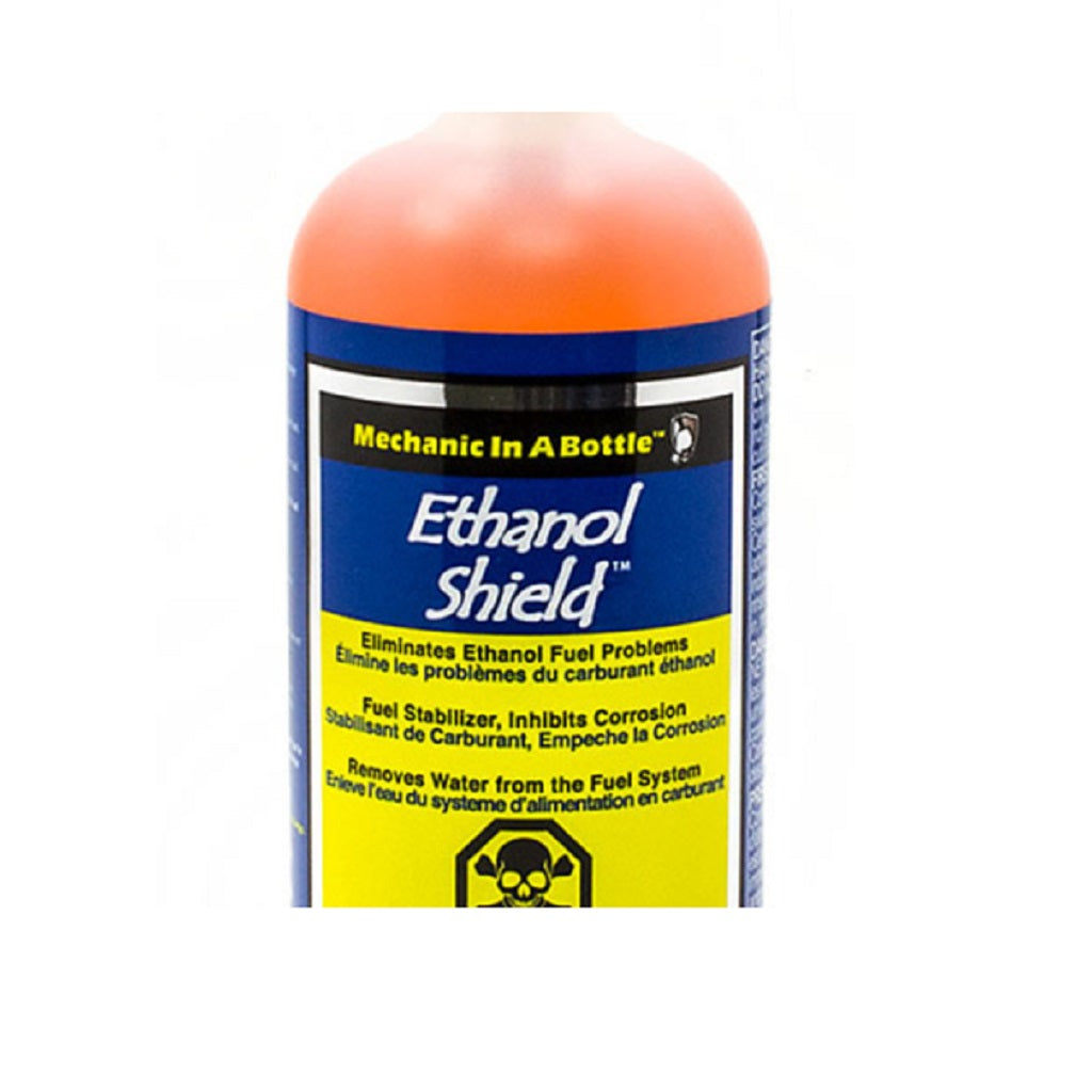 Ethanol Shield Fuel Stabilizer - Prevent Engine Damage, Extend Fuel Life for Cars, Boats, Lawn Mowers & More | Marine & Small Engine Protection