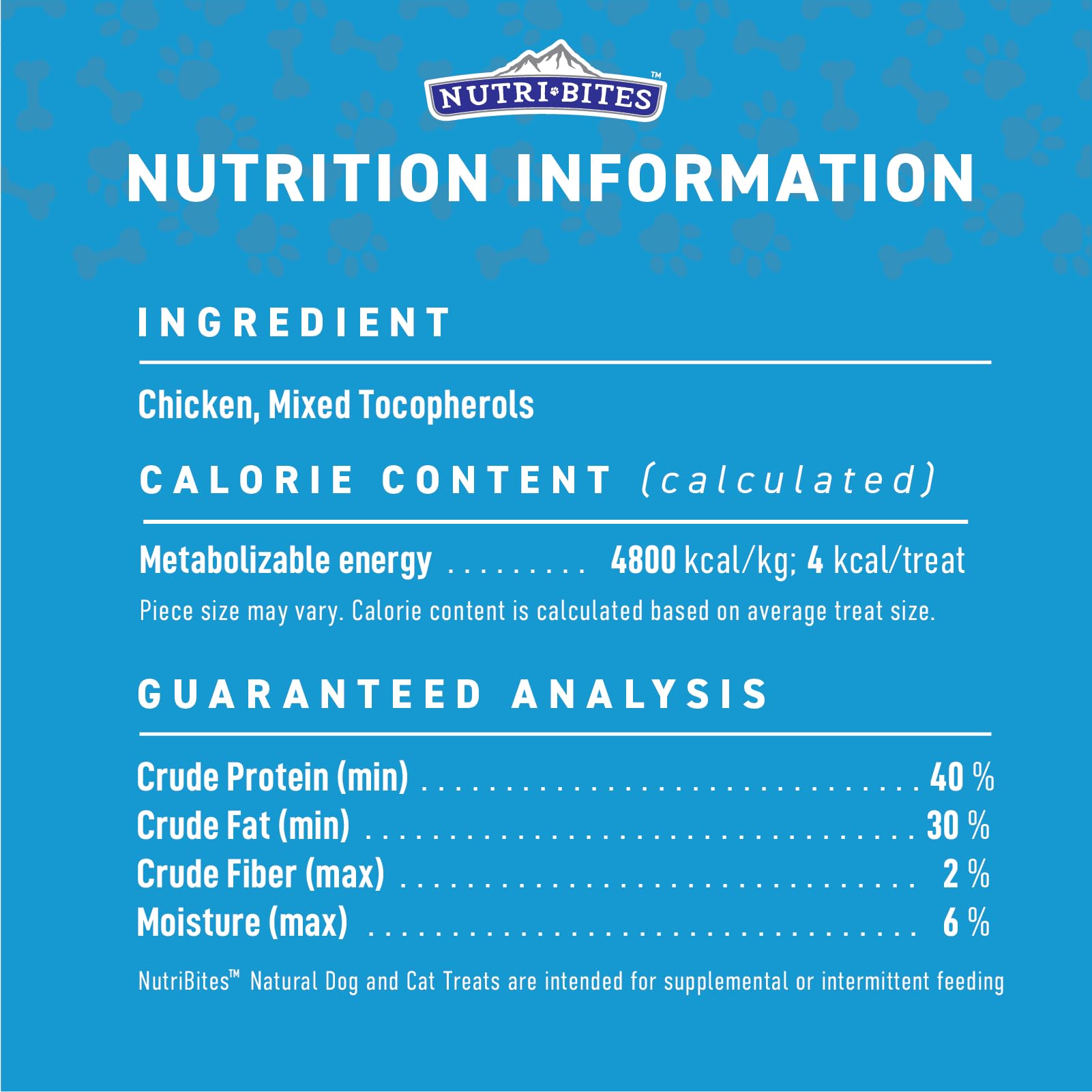 NutriBites Freeze Dried Chicken Dog & Cat Treats - 15oz (425g) | All-Natural Single Protein Training Treats & Food Topper | High Protein, Grain-Free Pet Snacks for Dogs & Cats | Perfect for Training, Rewards & Mealtime Boosting