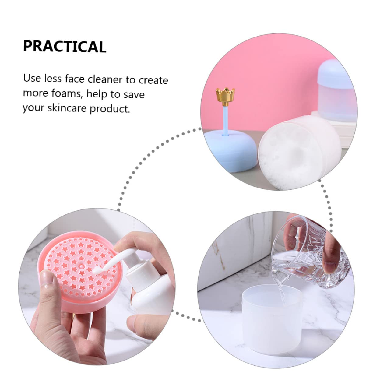 Best Facial Foam Maker Cup - Skincare Bubble Foamer Device for Women | Create Luxurious Lather for Cleansing, Exfoliating & Spa Treatments at Home
